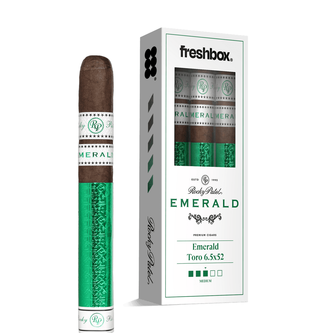 Rocky Patel Emerald Toro 6.5x52 FreshBox | Cigar 3-Pack FreshBox Rocky Patel 