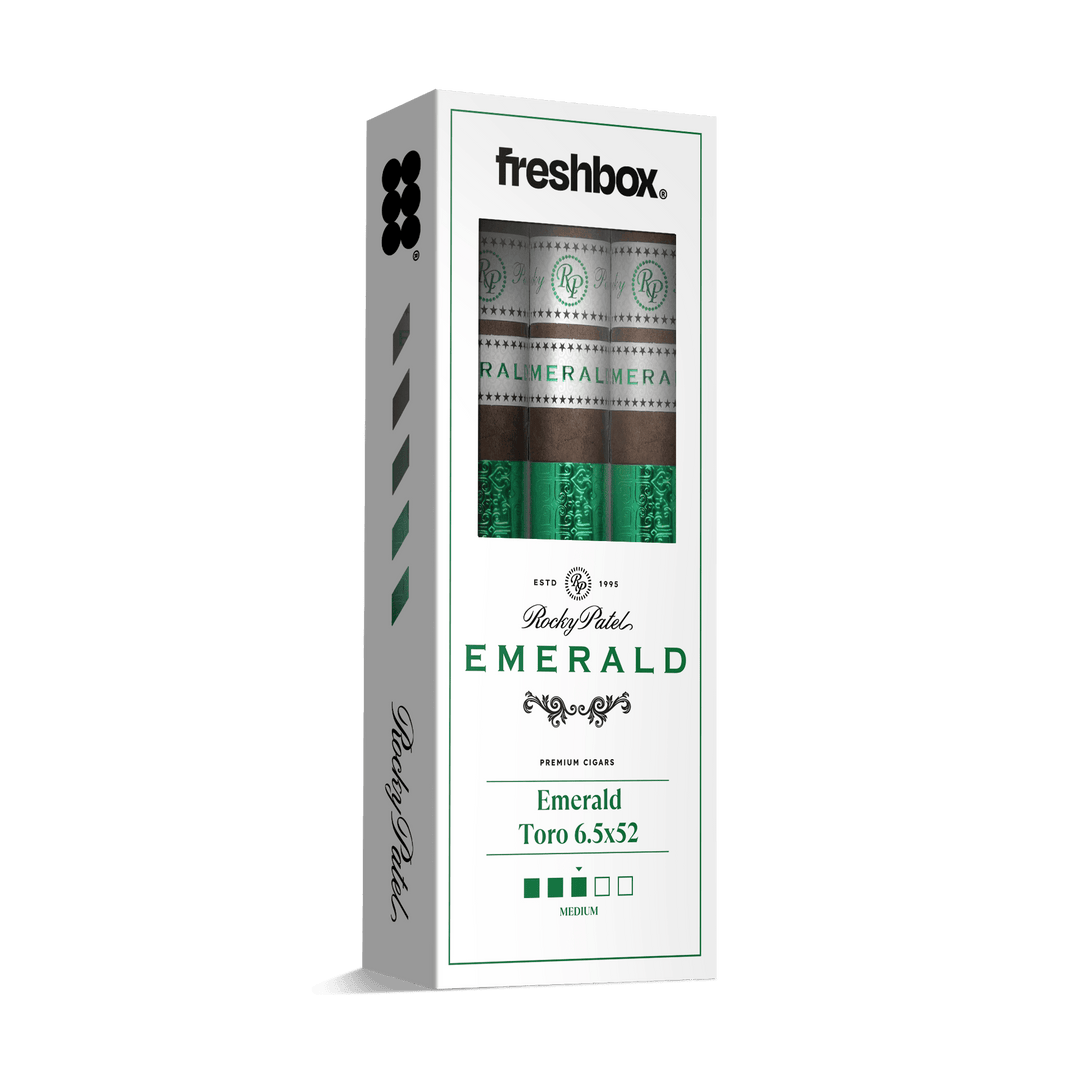 Rocky Patel Emerald Toro 6.5x52 FreshBox | Cigar 3-Pack FreshBox Rocky Patel 