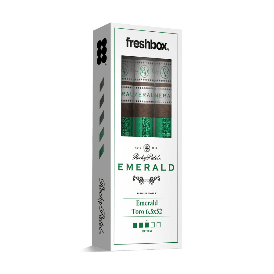 Rocky Patel Emerald Toro 6.5x52 FreshBox | Cigar 3-Pack FreshBox Rocky Patel 