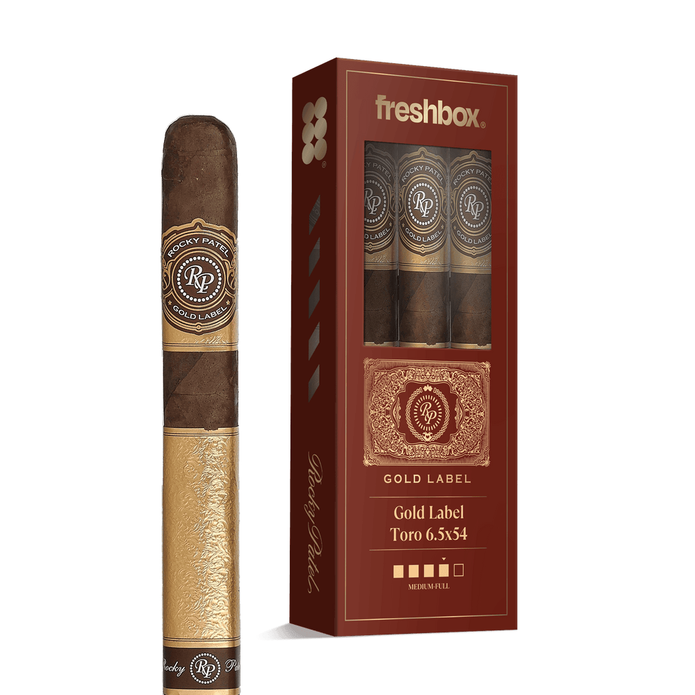 Rocky Patel Gold Label Toro 6.5x54 FreshBox | Cigar 3-Pack FreshBox Rocky Patel 
