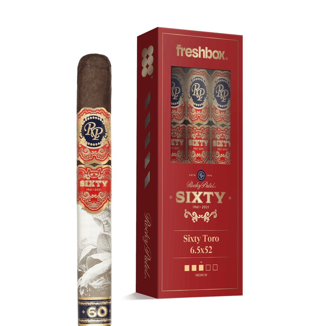 Rocky Patel Sixty Toro 6.5x52 FreshBox | Cigar 3-Pack FreshBox Rocky Patel 