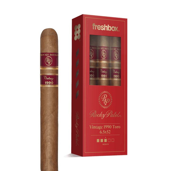 Rocky Patel Vintage 1990 Toro 6.5x52 FreshBox | Cigar 3-Pack FreshBox Rocky Patel 