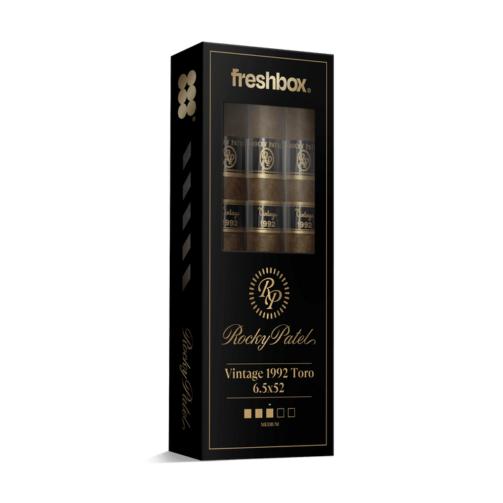 Rocky Patel Vintage 1992 Toro 6.5x52 FreshBox | Cigar 3-Pack FreshBox Rocky Patel 