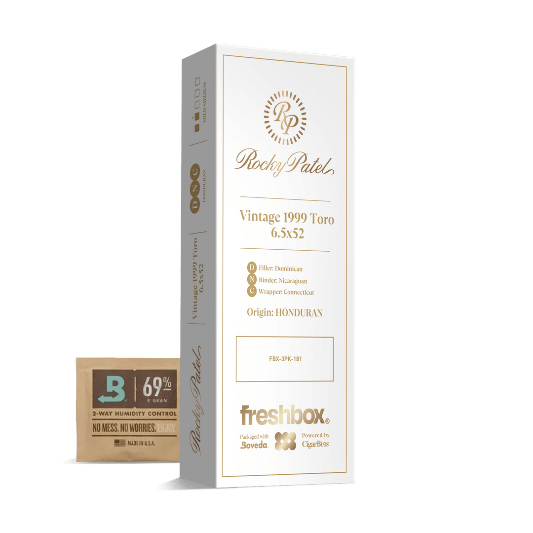 Rocky Patel Vintage 1999 Toro 6.5x52 FreshBox | Cigar 3-Pack FreshBox Rocky Patel 
