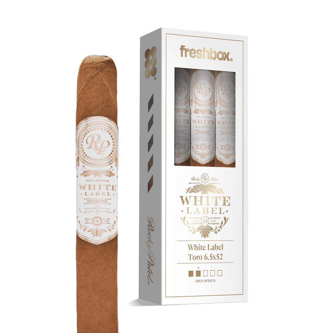 Rocky Patel White Label Toro 6.5x52 FreshBox | Cigar 3-Pack FreshBox Rocky Patel 