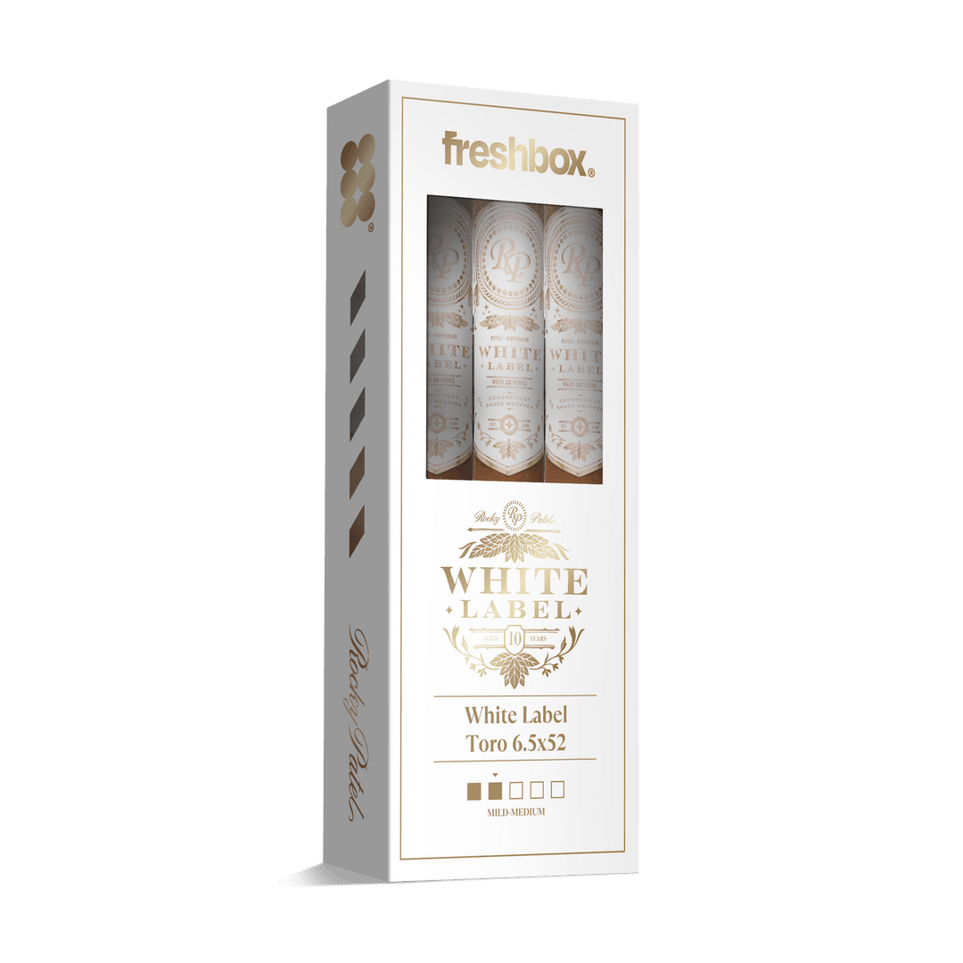 Rocky Patel White Label Toro 6.5x52 FreshBox | Cigar 3-Pack FreshBox Rocky Patel 