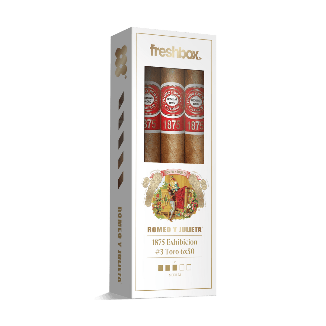 Romeo Y Julieta 1875 Exhibicion #3 6x50 FreshBox | Cigar 3-Pack FreshBox Romeo Y Julieta 
