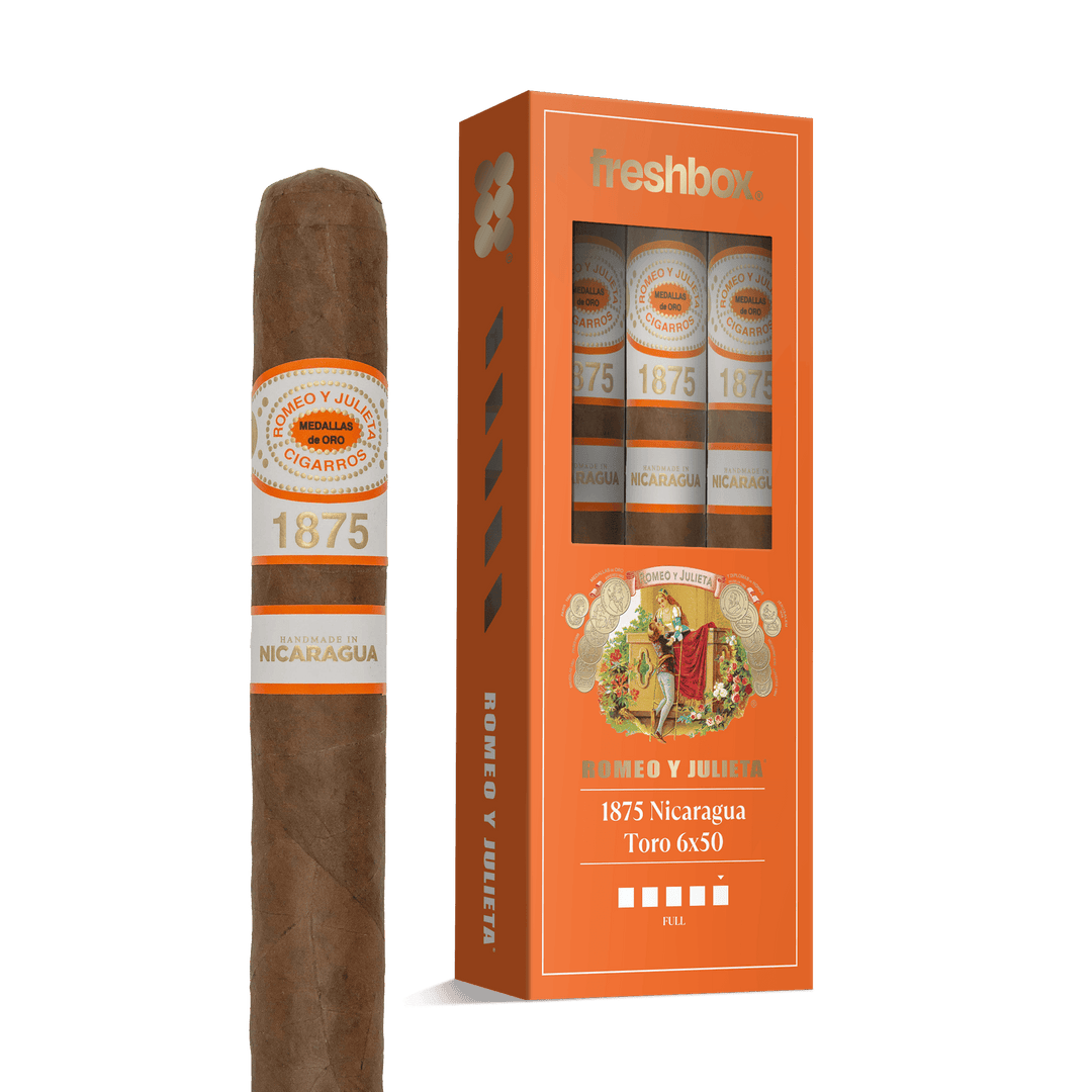 Romeo Y Julieta 1875 Nicauraga Toro 6x50 FreshBox | Cigar 3-Pack FreshBox Romeo Y Julieta 