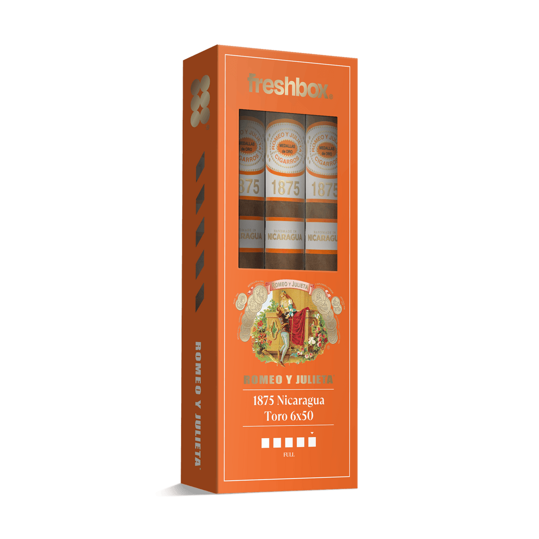 Romeo Y Julieta 1875 Nicauraga Toro 6x50 FreshBox | Cigar 3-Pack FreshBox Romeo Y Julieta 