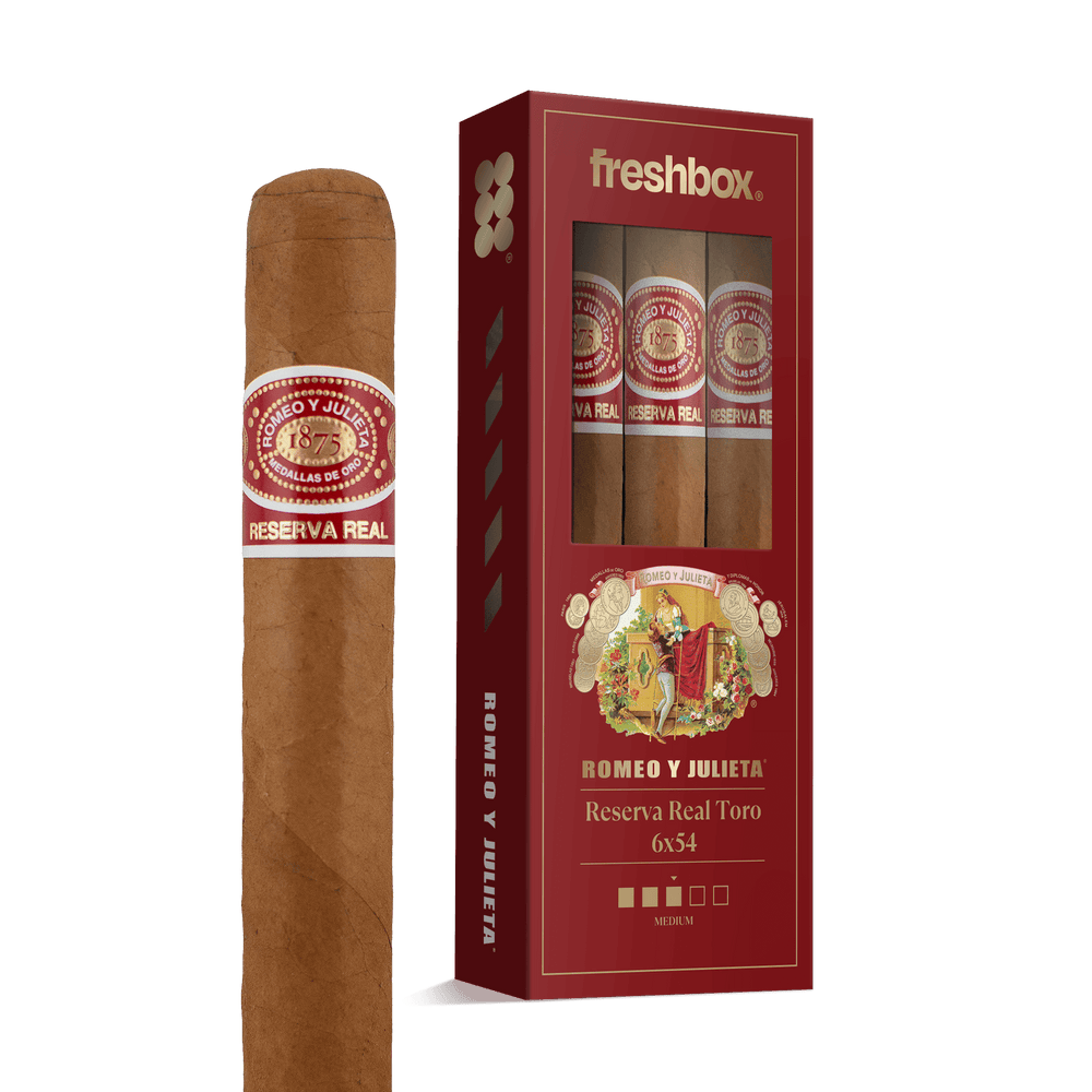 Romeo Y Julieta Reserva Real Toro 6x54 FreshBox | Cigar 3-Pack FreshBox Romeo Y Julieta 