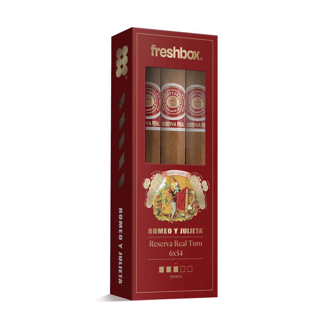 Romeo Y Julieta Reserva Real Toro 6x54 FreshBox | Cigar 3-Pack FreshBox Romeo Y Julieta 