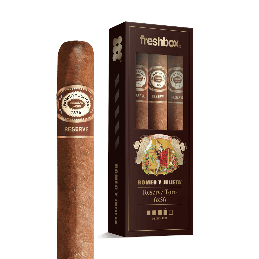 Romeo Y Julieta Reserve Toro 6x56 FreshBox | Cigar 3-Pack FreshBox Romeo Y Julieta 