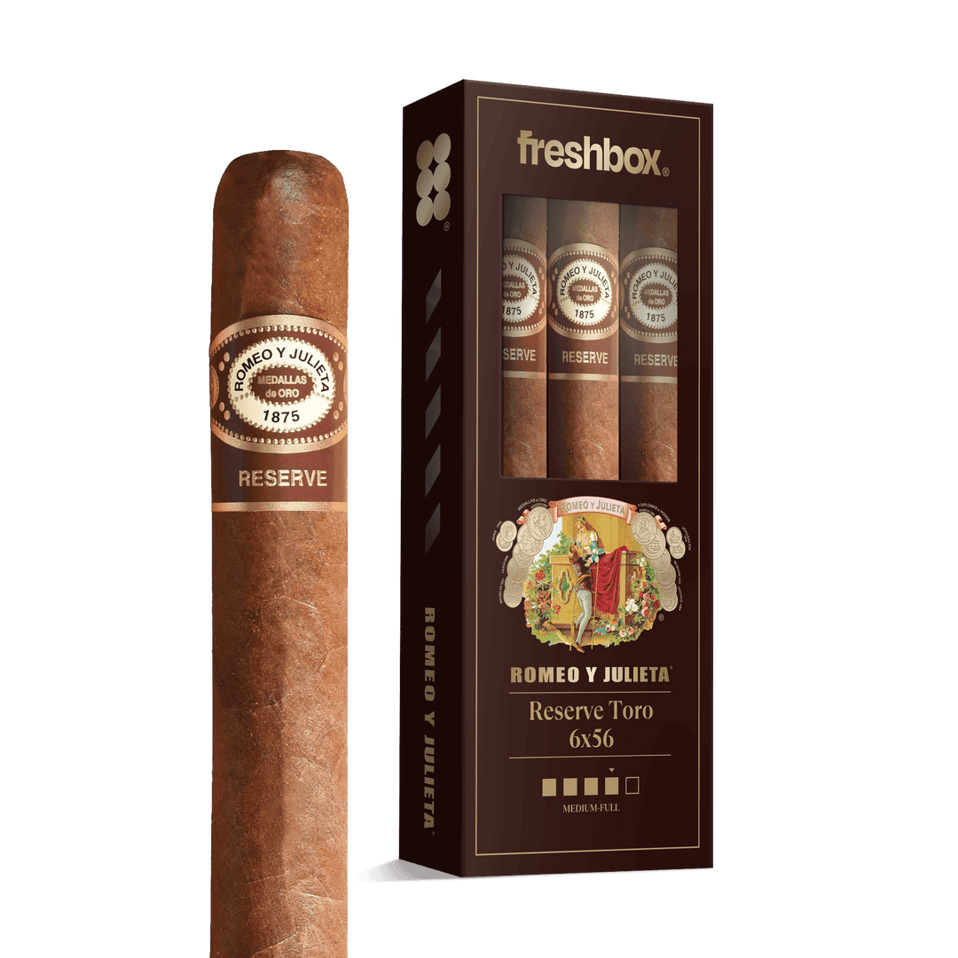Romeo Y Julieta Reserve Toro 6x56 FreshBox | Cigar 3-Pack FreshBox Romeo Y Julieta 