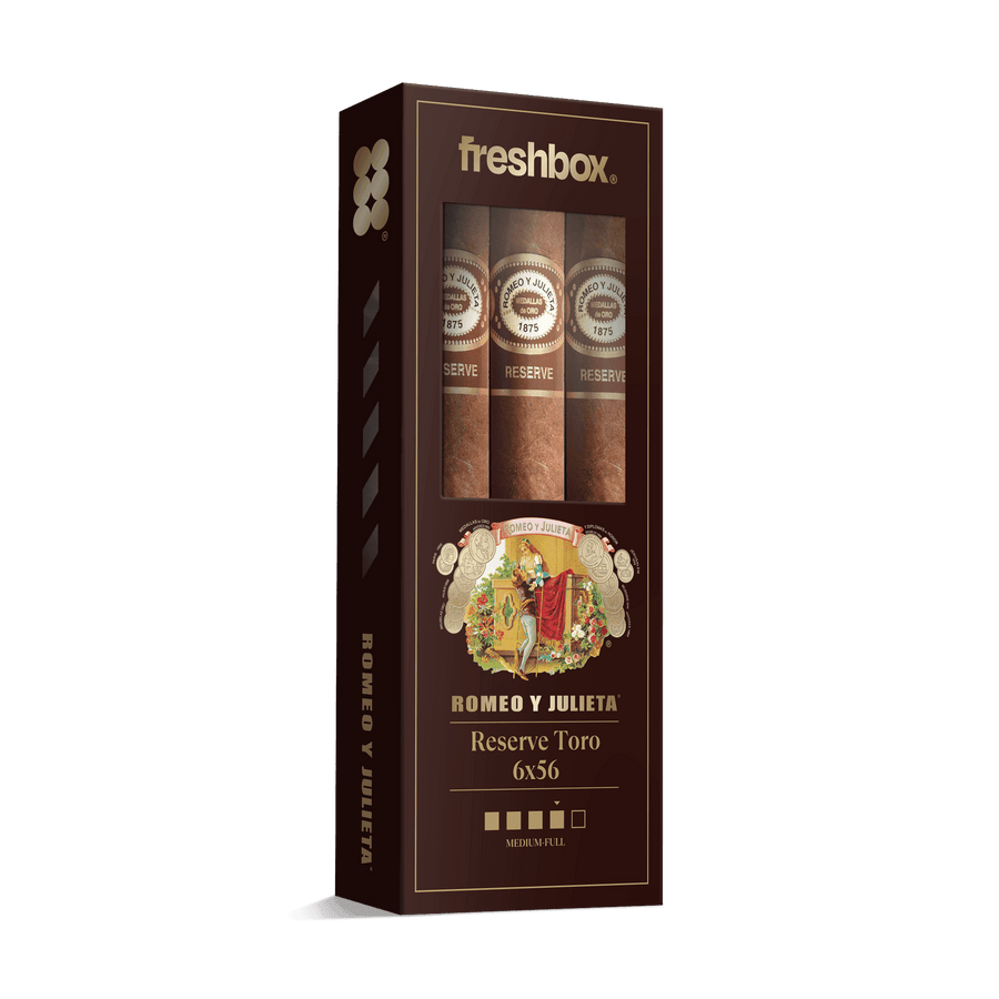 Romeo Y Julieta Reserve Toro 6x56 FreshBox | Cigar 3-Pack FreshBox Romeo Y Julieta 