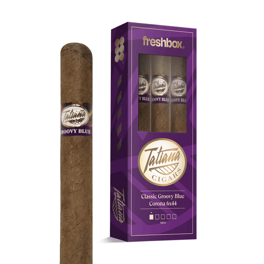 Tatiana Classic Groovy Blue Corona 6x44 FreshBox | Cigar 3-Pack FreshBox Tatiana Classic 