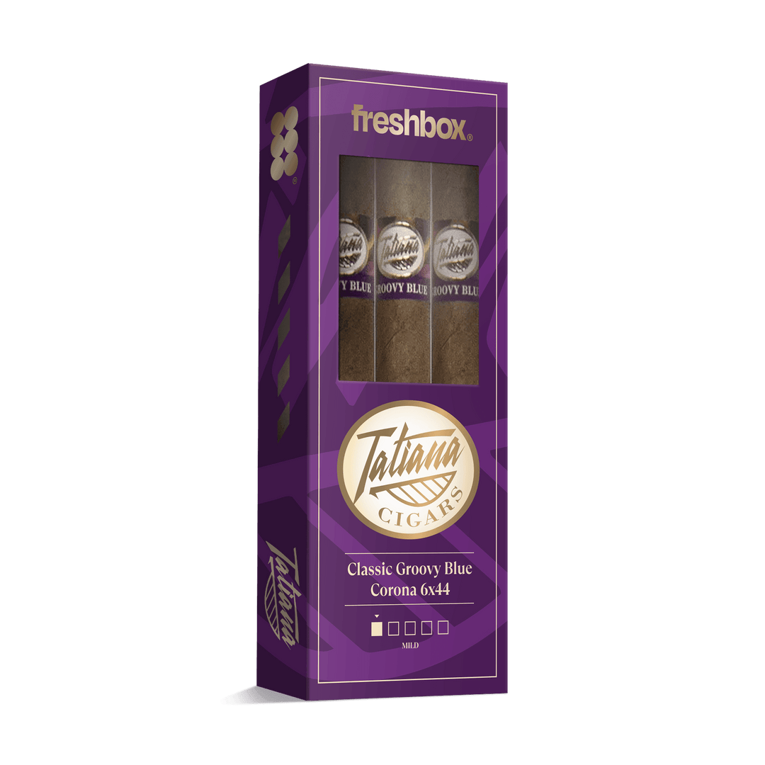 Tatiana Classic Groovy Blue Corona 6x44 FreshBox | Cigar 3-Pack FreshBox Tatiana Classic 