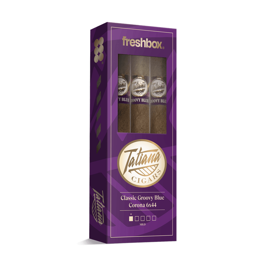 Tatiana Classic Groovy Blue Corona 6x44 FreshBox | Cigar 3-Pack FreshBox Tatiana Classic 