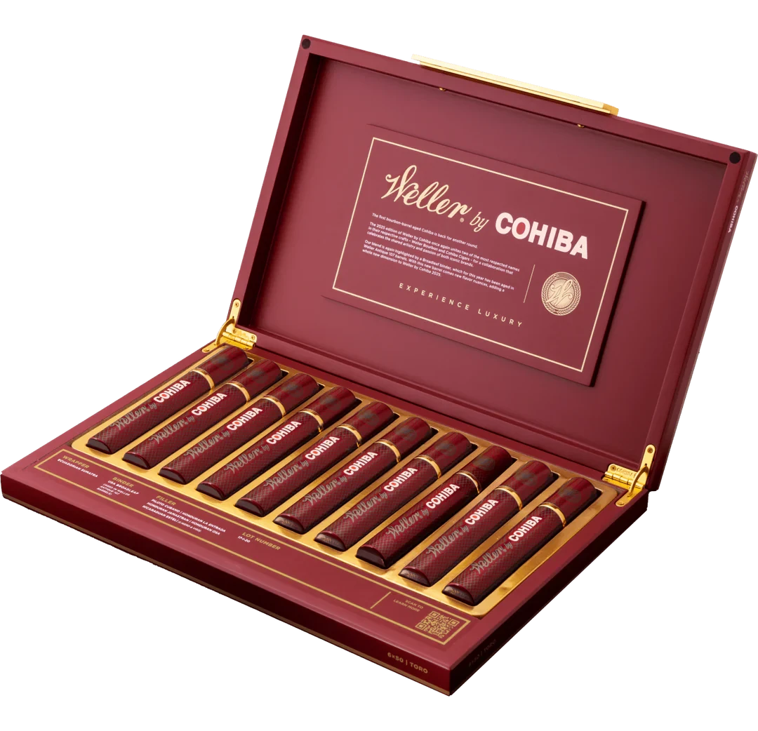 Weller by Cohiba 2025 Limited Edition Cigars Box of 10 Cigars Buffalo Trace 