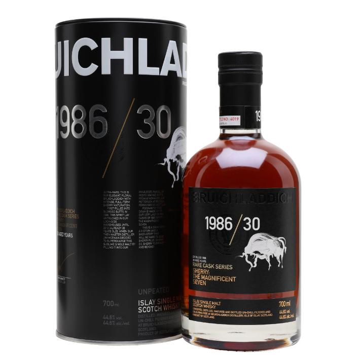 Bruichladdich 1986/30 Sherry: The Magnificent Seven Scotch Bruichladdich 