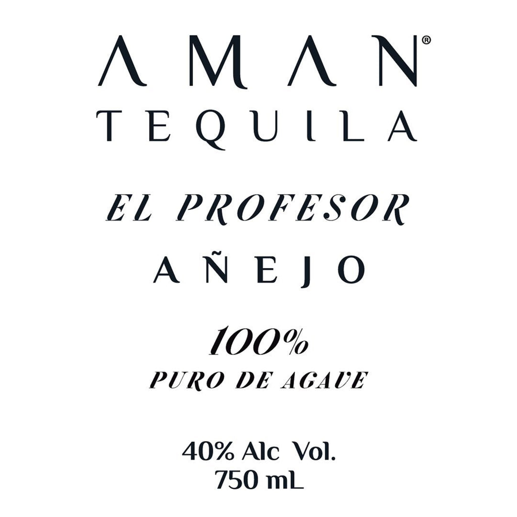 Aman El Profesor Anejo Tequila Tequila Aman Tequila 
