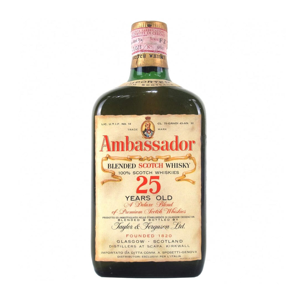 Ambassador 25 Year Old Blended Scotch Whisky Scotch Whisky Ambassador 