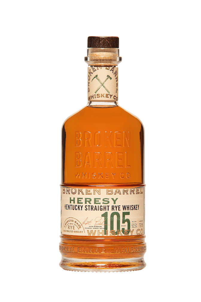 Broken Barrel Heresy Rye Whiskey Rye Whiskey Broken Barrel Whiskey 