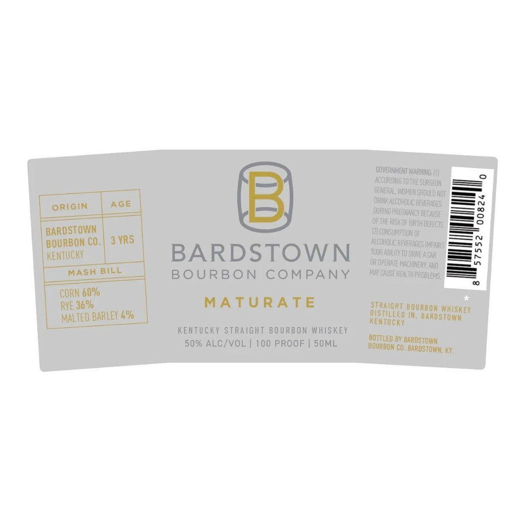 Bardstown Bourbon Company Maturate Kentucky Straight Bourbon Whiskey Bardstown Bourbon Company 