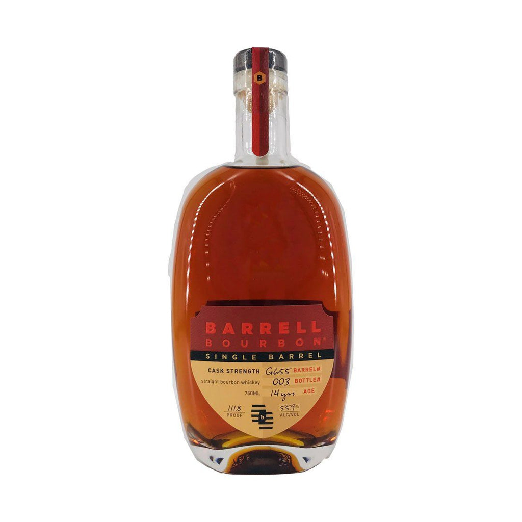 Barrell Bourbon Single Barrel 14 Year #G655 111.8 Proof Bourbon Whiskey Barrell Craft Spirits 