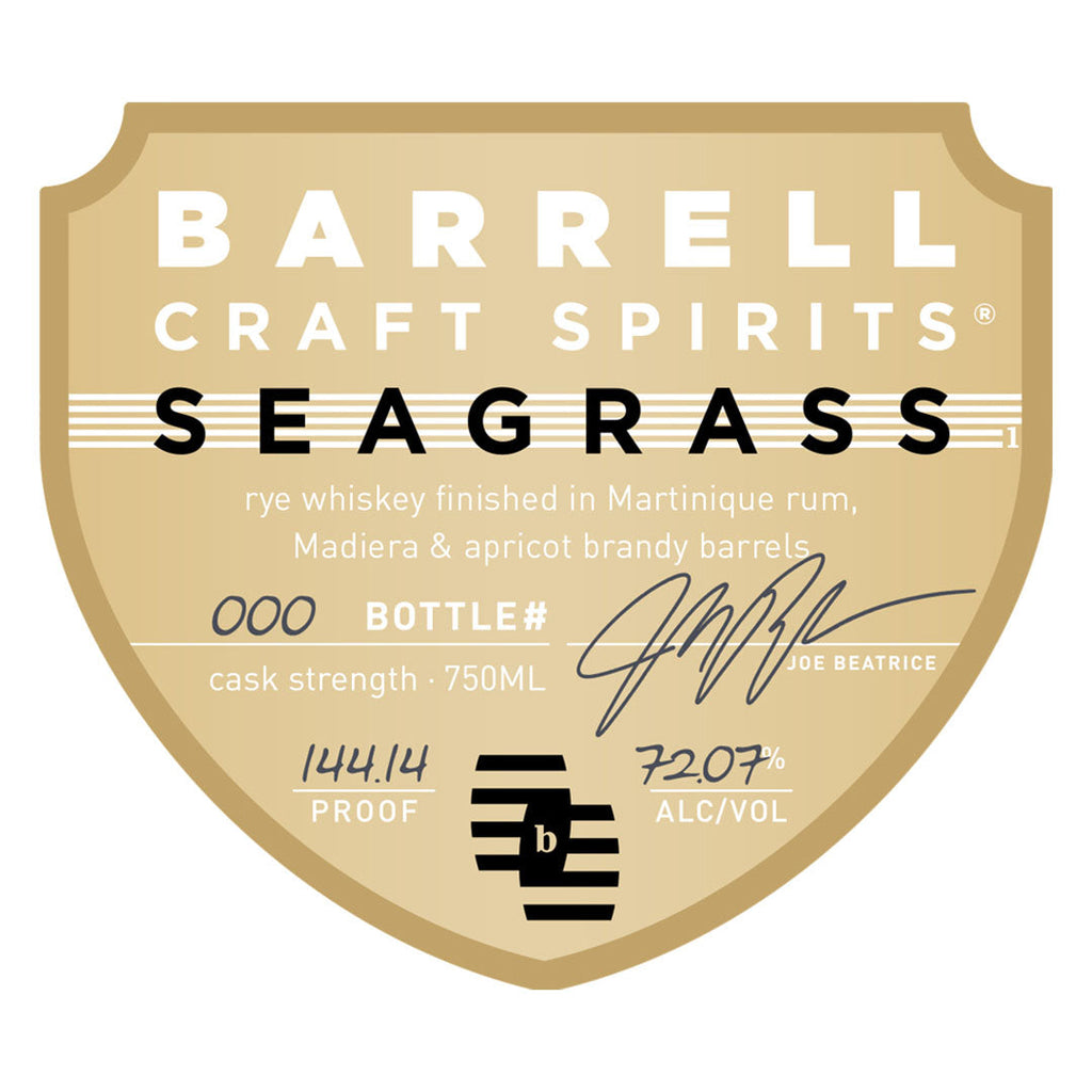Barrell Craft Spirits Seagrass Gold Label Rye Whiskey Barrell Craft Spirits 