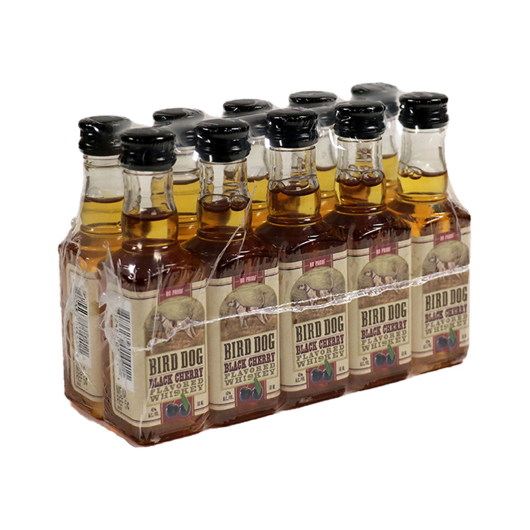 Bird Dog Black Cherry Whiskey 10PK 50ML Flavoured Whiskey Bird Dog Whiskey 