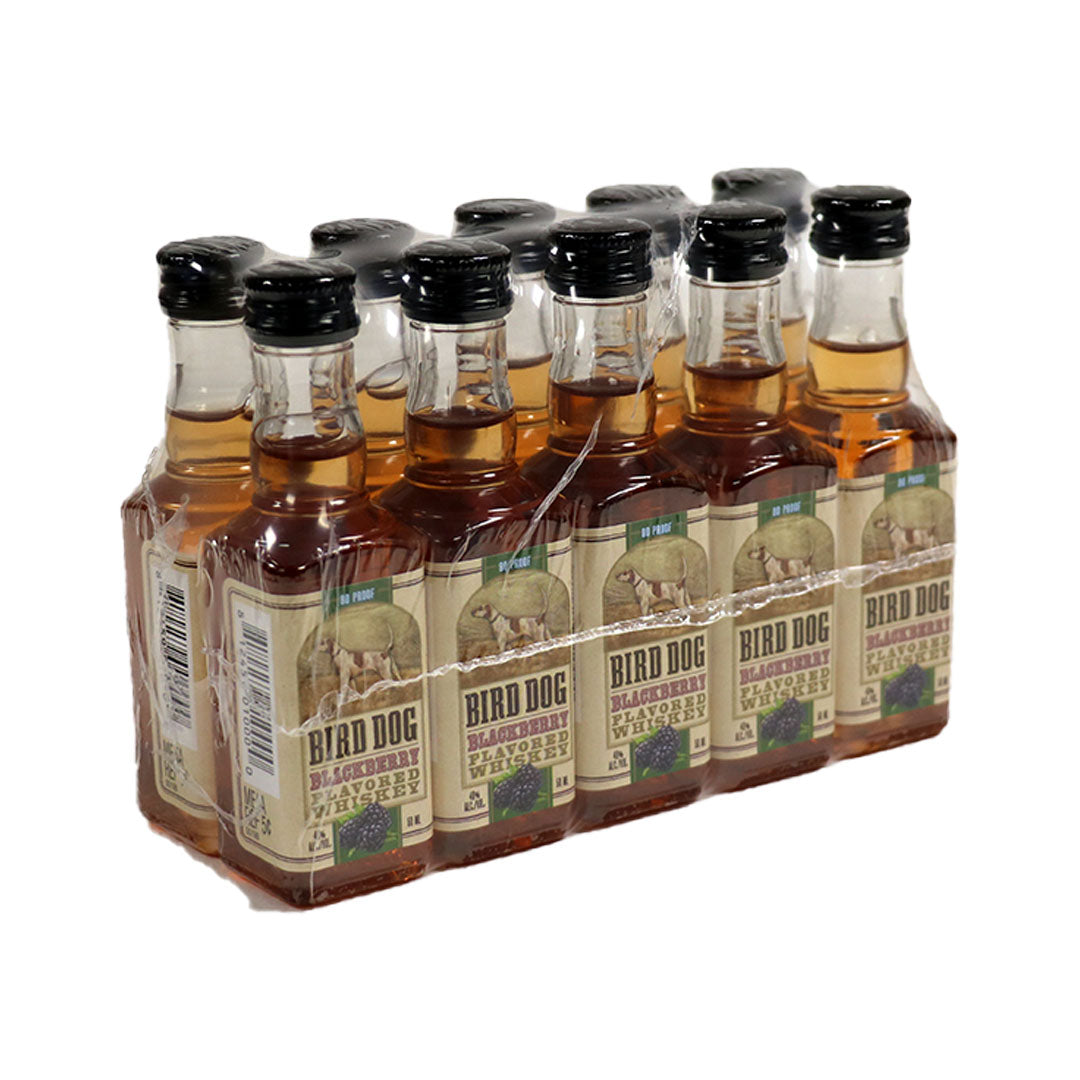 Bird Dog Blackberry Whiskey 10PK 50ML Flavoured Whiskey Bird Dog Whiskey 