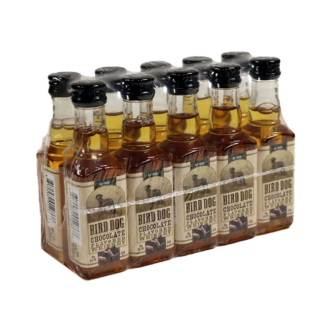 Bird Dog Chocolate Whiskey 10PK 50ML Flavoured Whiskey Bird Dog Whiskey 