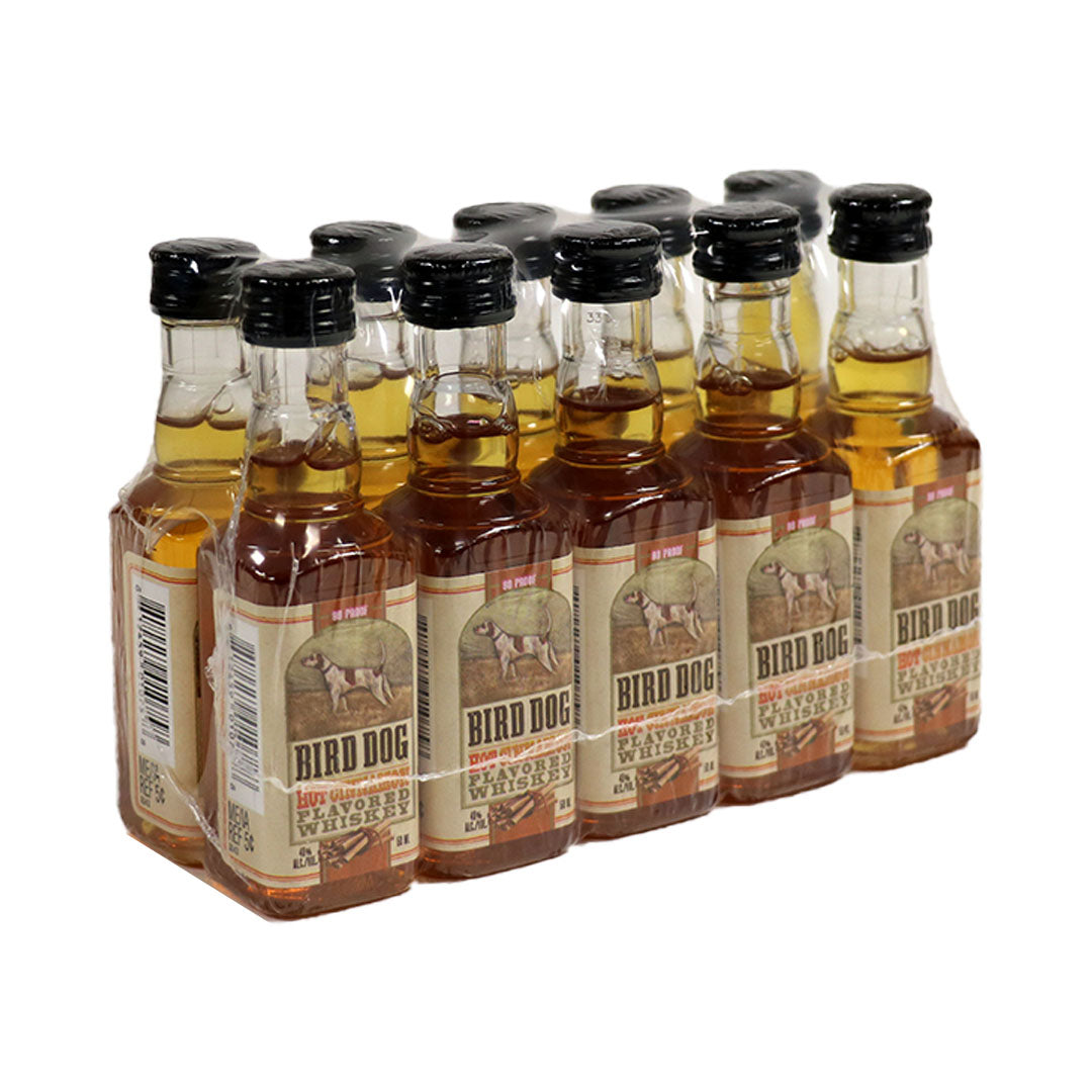 Bird Dog Hot Cinnamon Whiskey 10PK 50ML Flavoured Whiskey Bird Dog Whiskey 