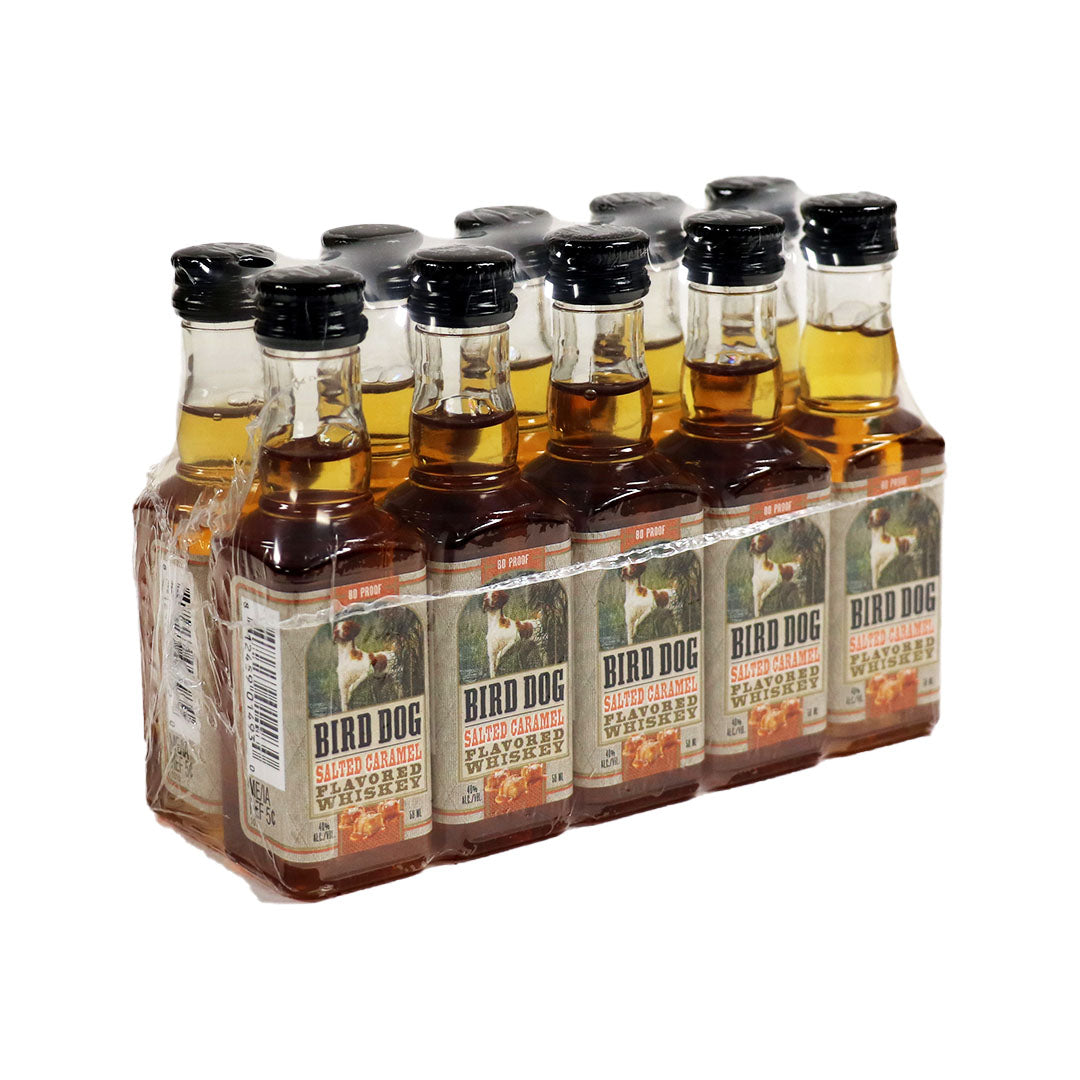 Bird Dog Salted Carmel Whiskey 10PK 50ML Flavoured Whiskey Bird Dog Whiskey 