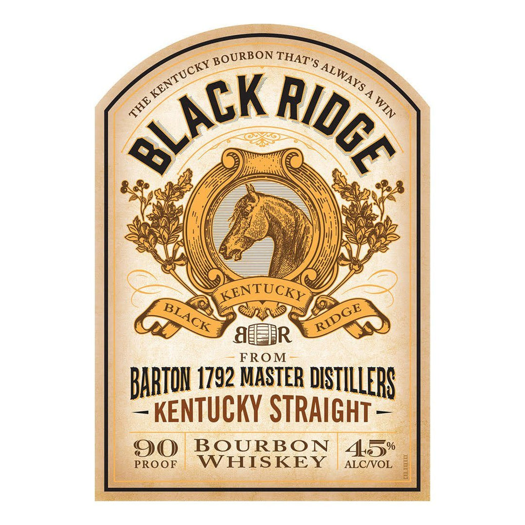 Black Ridge Kentucky Straight Bourbon 90 Proof Kentucky Straight Bourbon Whiskey Black Ridge 