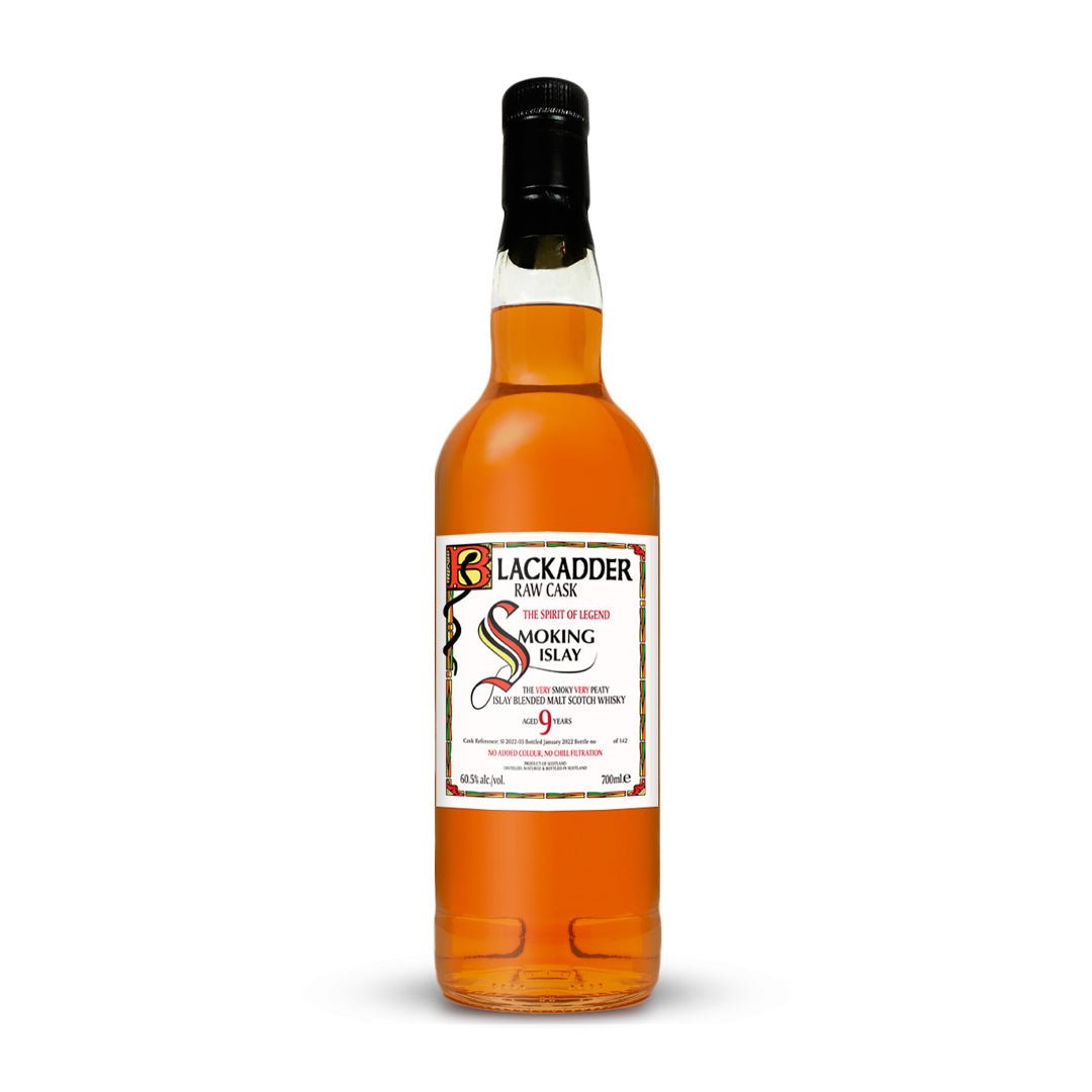 Blackadder Smoking Islay 9 Year Old Blended Malt Scotch Whisky Blackadder 