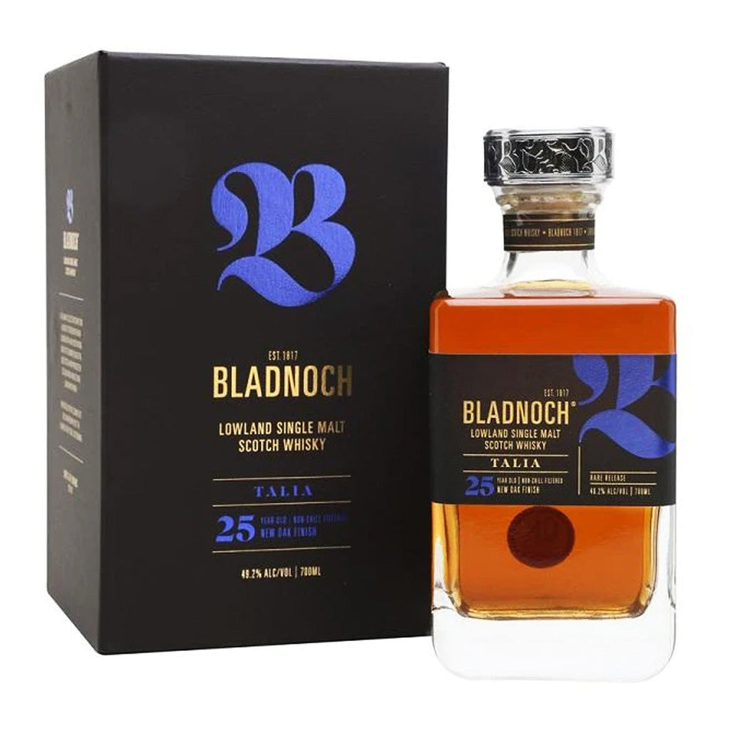 Bladnoch Talia 25 Year Old Non-Chill Filtered New Oak Finish Scotch Whisky Bladnoch Distillery 
