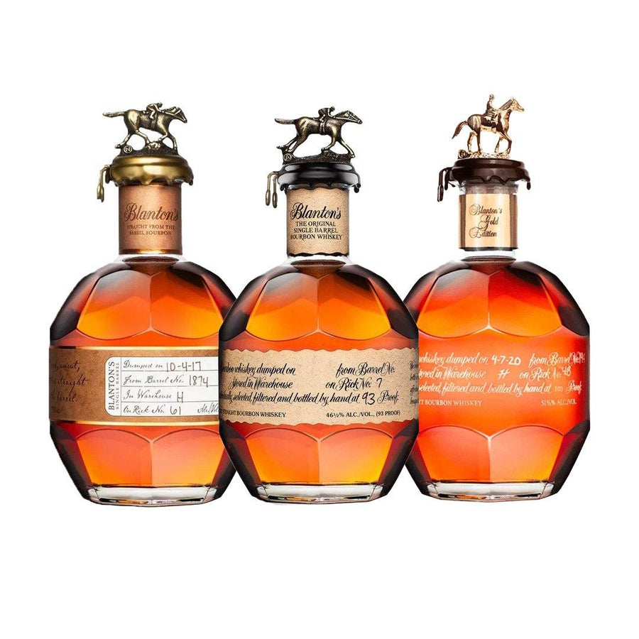 Blanton's Original Single Barrel, Blanton’s Gold Edition 700ml, Blanton’s Straight From The Barrel 700ml Special Blanton's Original Single Barrel, Blanton’s Gold Edition 700ml, Blanton’s Straight From The Barrel 700ml Special Sip Whiskey 