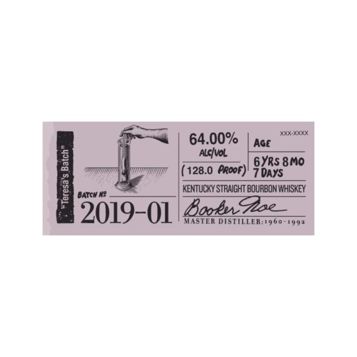 Booker's Bourbon 2019-01 “Teresa's Batch” Bourbon Booker's 