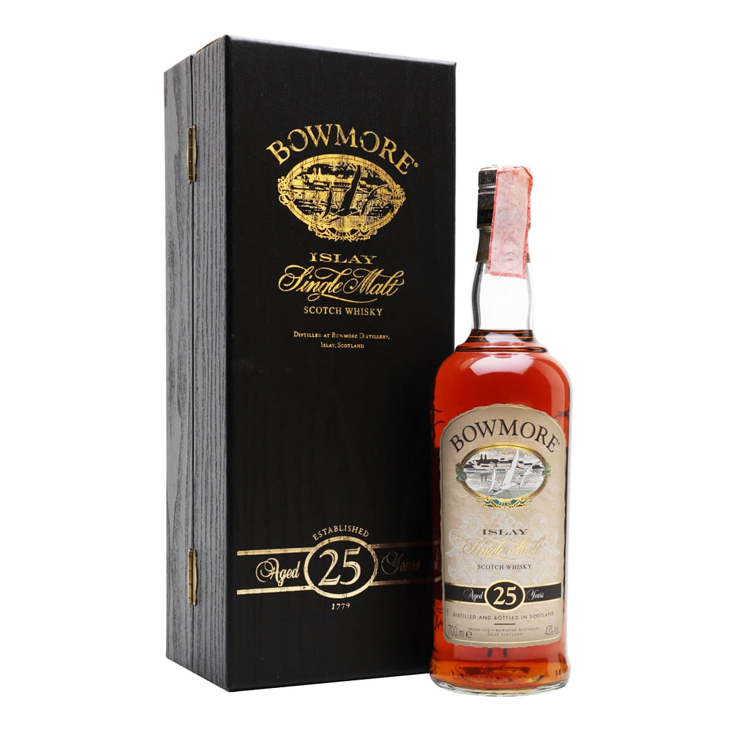 Bowmore 25 Year Old Old Presentation Islay Single Malt Scotch Whisky Scotch Whisky Bowmore 