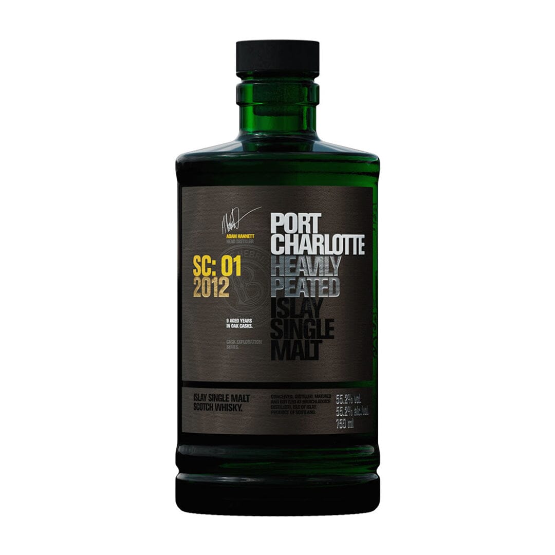 Bruichladdich Port Charlotte Cask Exploration Series SC 01 2012 Heavily Peated Single Malt Scotch Whisky Scotch Whisky Bruichladdich 