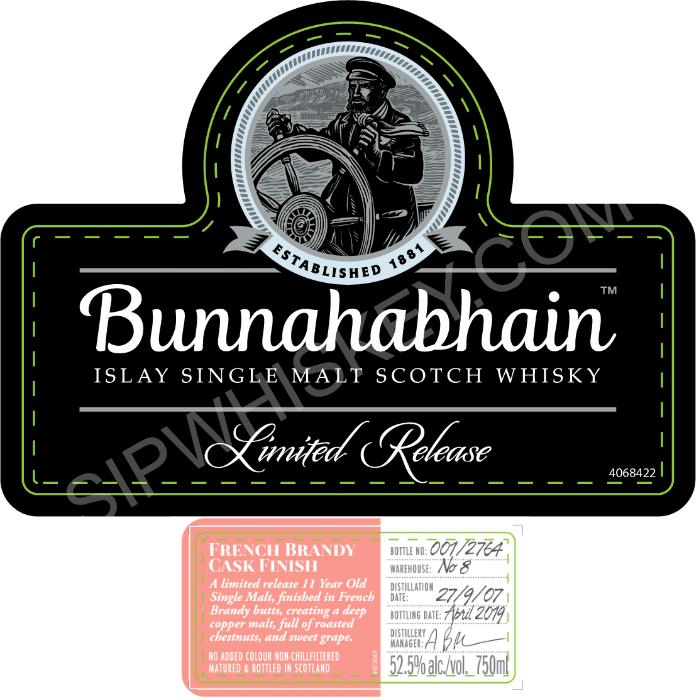 Bunnahabhain French Brandy Cask Finish Scotch Bunnahabhain 