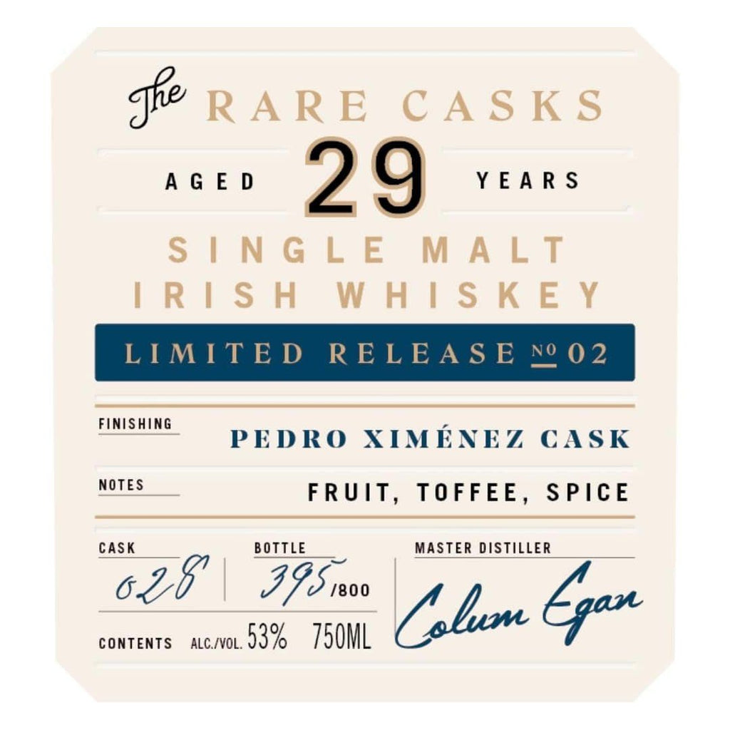 Bushmills Rare Cask 29 Year Old Limited Release No 02 Irish whiskey Bushmills 