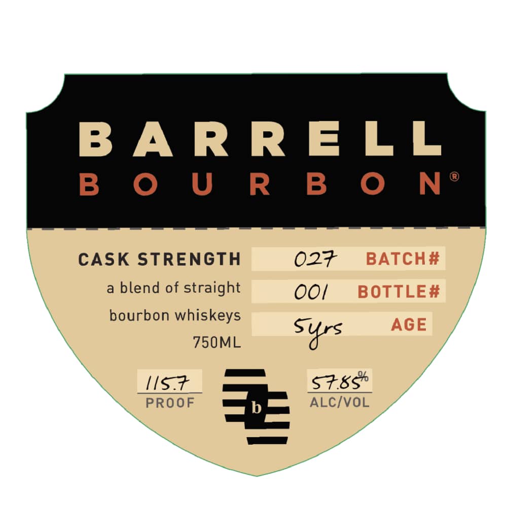 Barrell Bourbon Batch 27 Bourbon Barrell Craft Spirits 