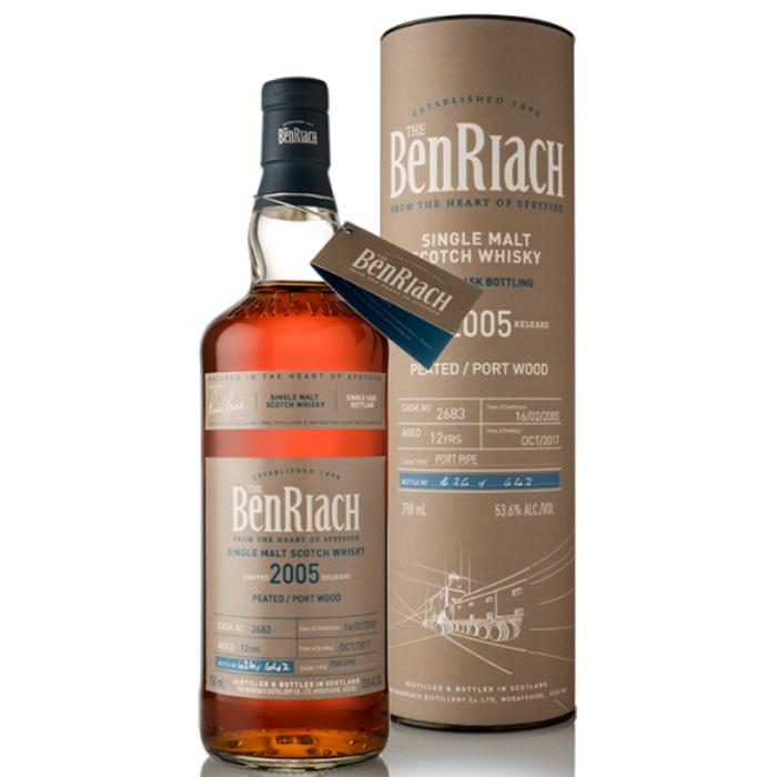 BenRiach 12 Year Old Peated Port Wood Finish Single Cask #2683 Scotch BenRiach 