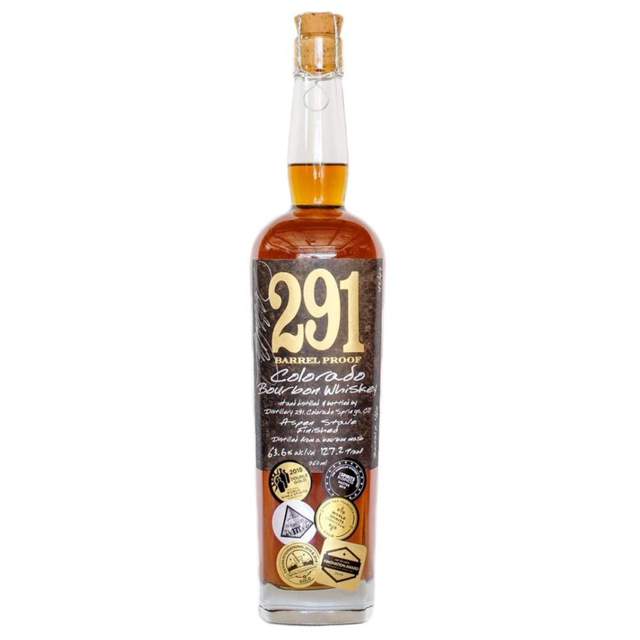 291 Colorado Bourbon Whiskey, Barrel Proof, Single Barrel Bourbon 291 Colorado Whiskey 