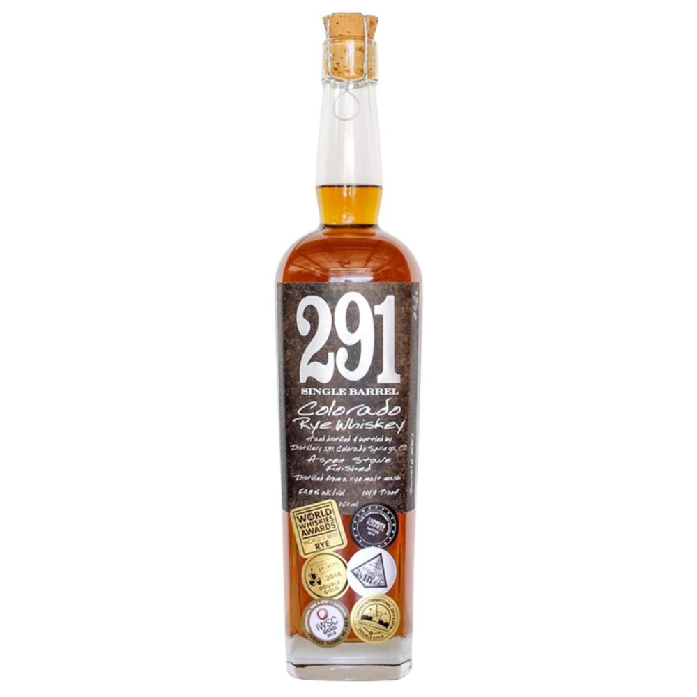 291 Colorado Rye Whiskey, Single Barrel Rye Whiskey 291 Colorado Whiskey 