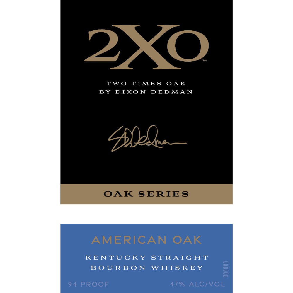 2XO Oak Series American Oak Kentucky Straight Bourbon Kentucky Straight Bourbon Whiskey 2XO 
