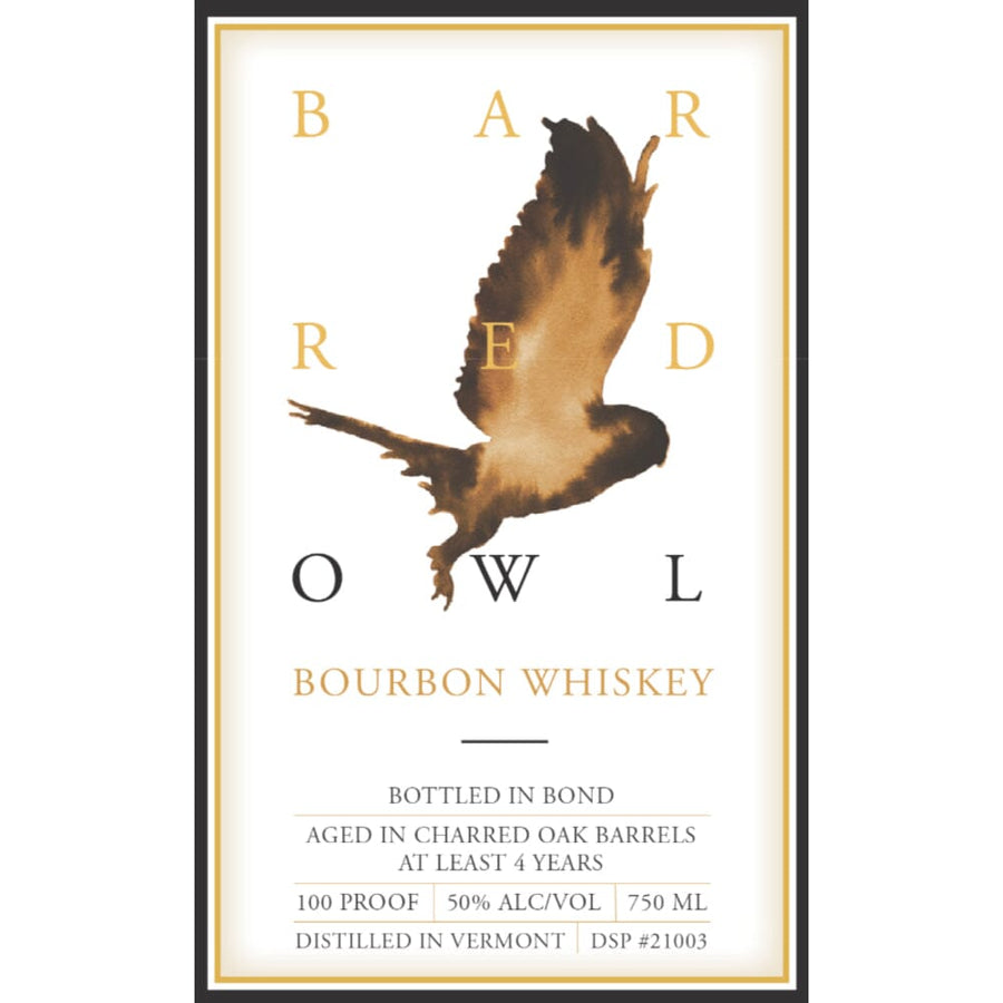 Barred Owl 4 Year Old Bottled in Bond Straight Bourbon Bourbon Appalachian Gap Distillery 