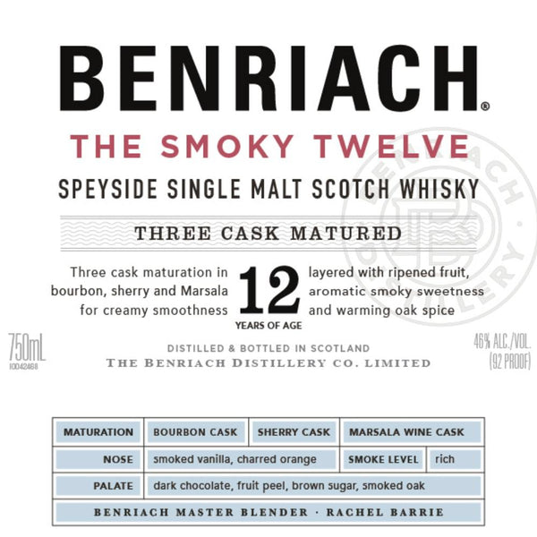 Buy BenRiach The Smoky Twelve Online | BenRiach Whisky